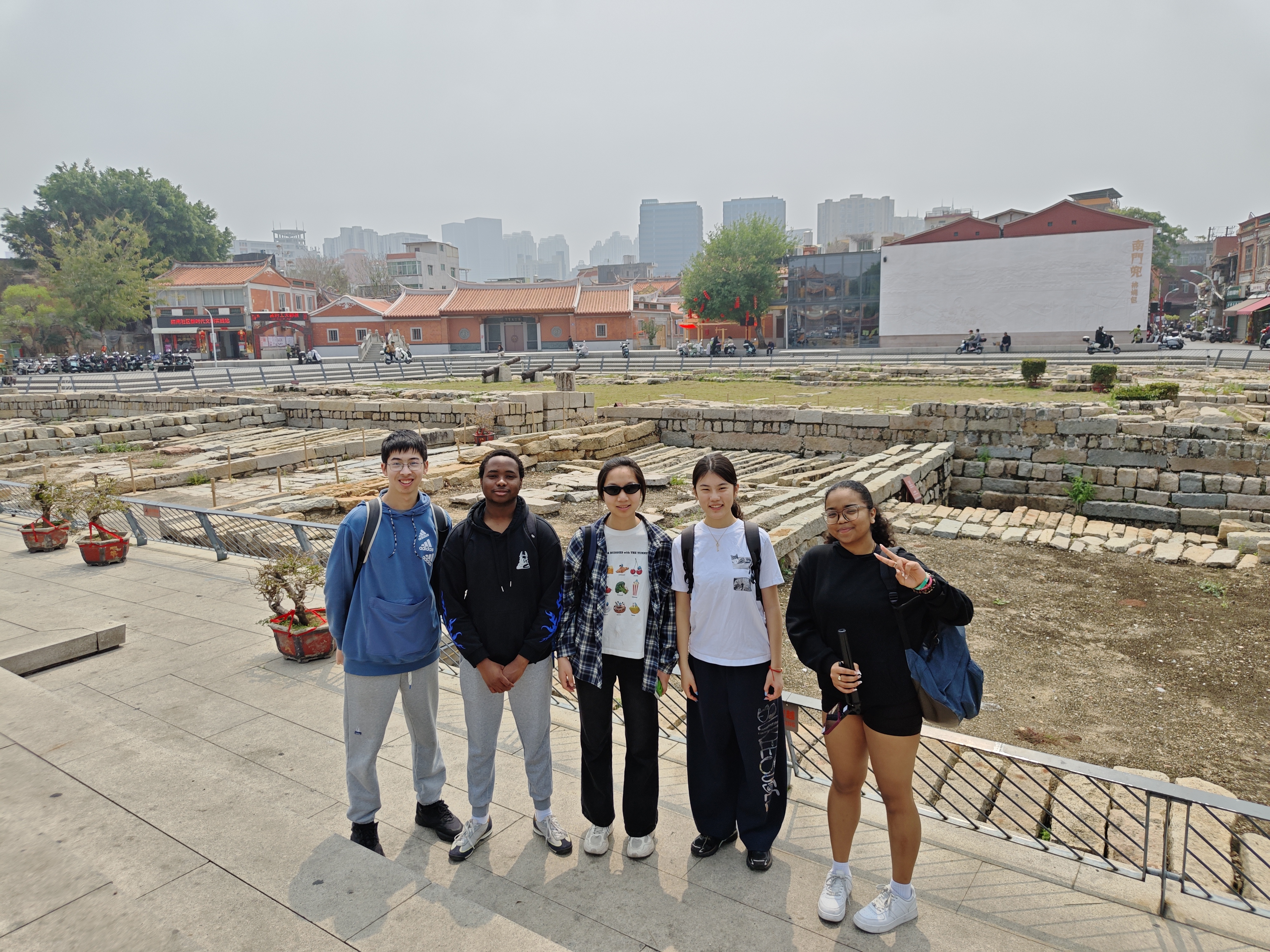 Old building with shops